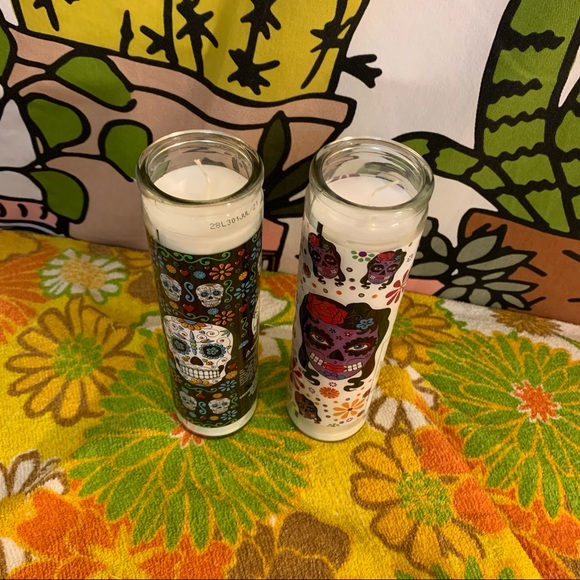 2 basic halloween candles - Picture 2 of 7
